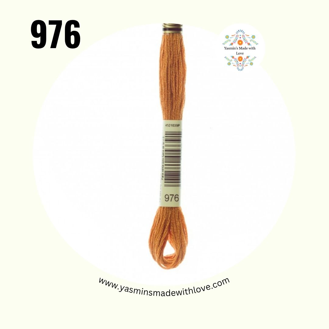 976 Golden Brown Medium – DMC Mouliné Standard Cotton