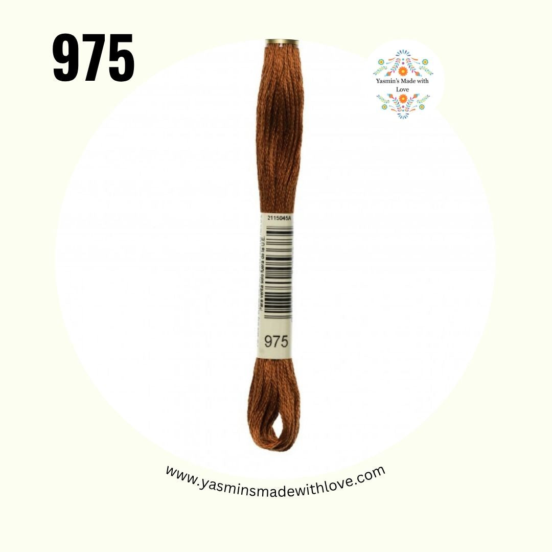 975 Golden Brown Dark – DMC Mouliné Standard Cotton