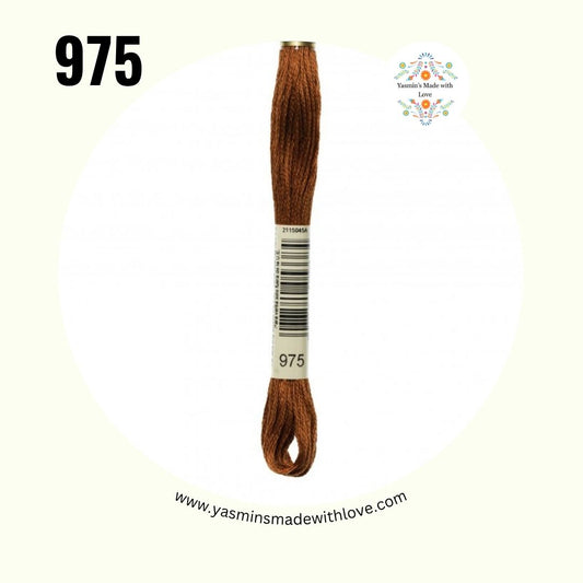 975 Golden Brown Dark – DMC Mouliné Standard Cotton