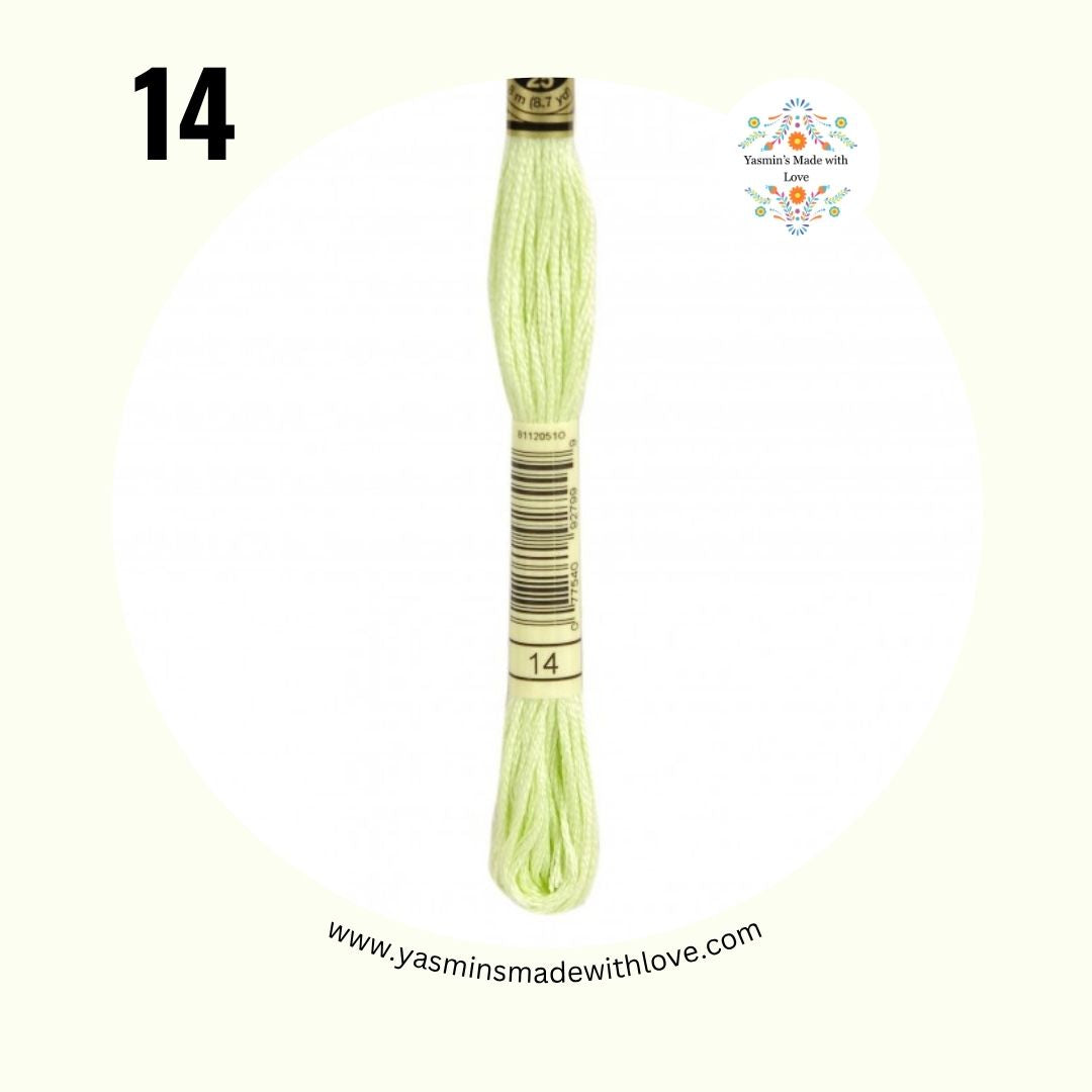 DMC 14 Apple Green - Pale