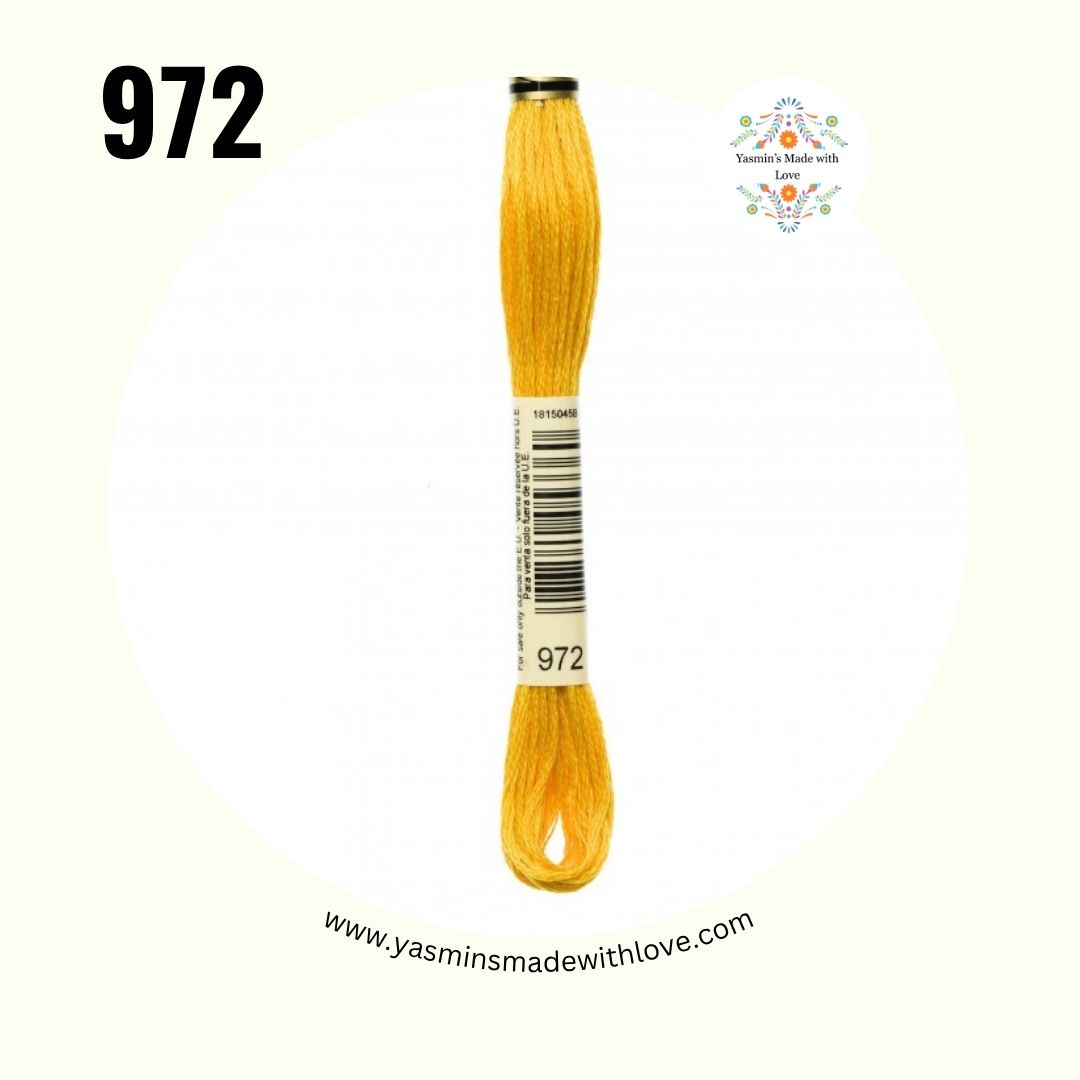 972 Canary Deep – DMC Mouliné Standard Cotton