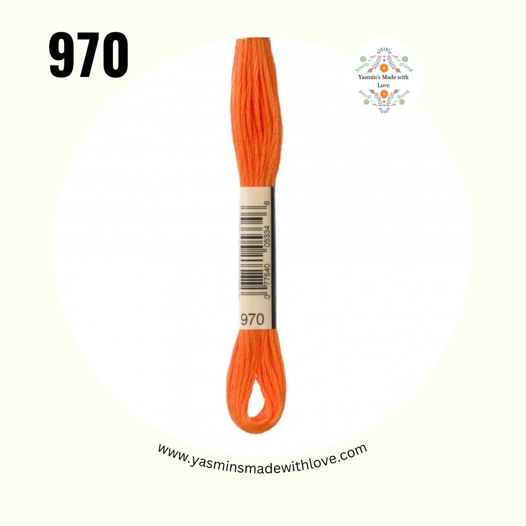 970 Pumpkin Light – DMC Mouliné Standard Cotton