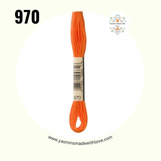 970 Pumpkin Light – DMC Mouliné Standard Cotton