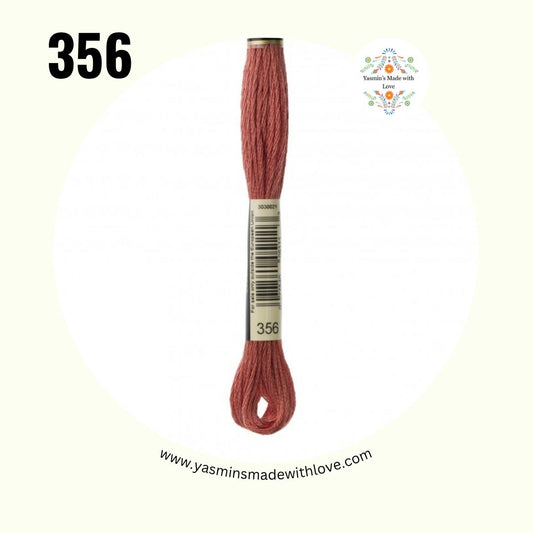 DMC 356 Terra Cotta Medium – DMC Mouliné Standard Cotton