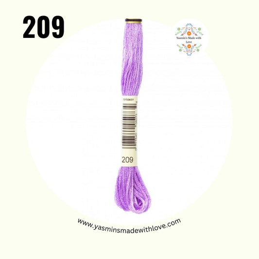 DMC 209 Lavender Dark – DMC Mouliné Standard Cotton