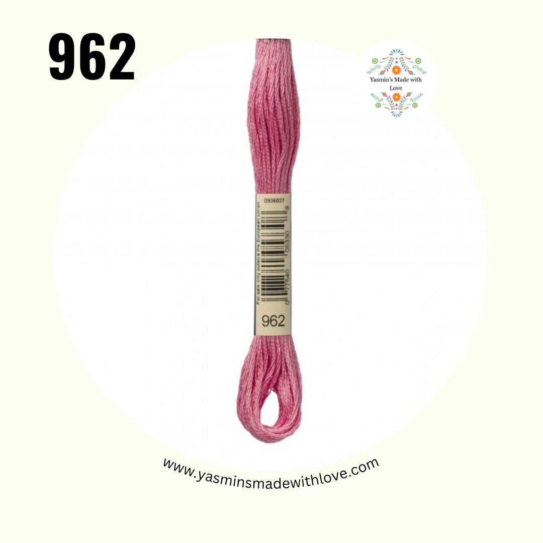 962 Dusty Rose Medium – DMC Mouliné Standard Cotton
