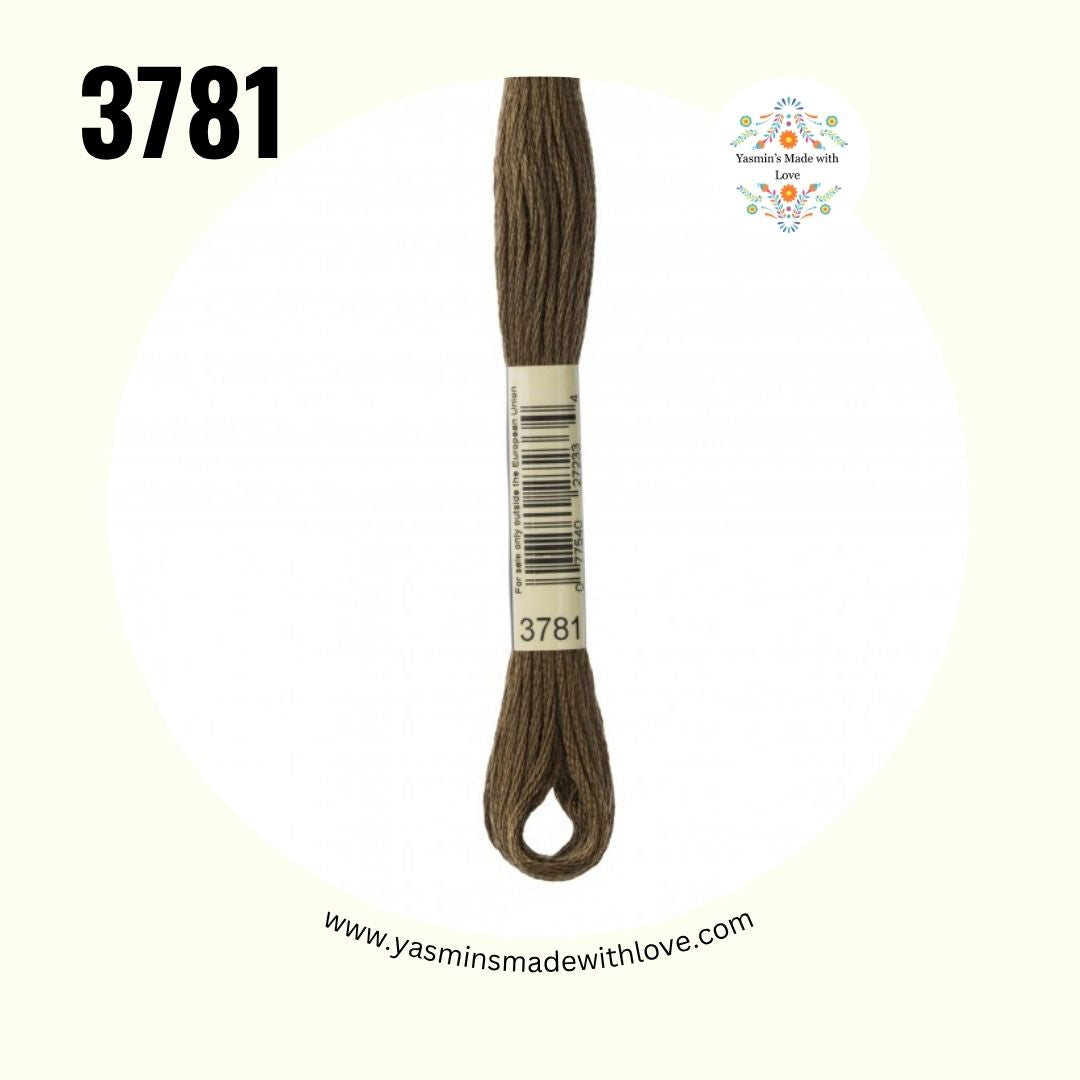 3781 Mocha Brown Dark – DMC Mouliné Standard Cotton