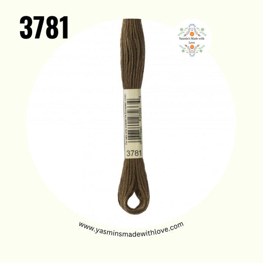 3781 Mocha Brown Dark – DMC Mouliné Standard Cotton