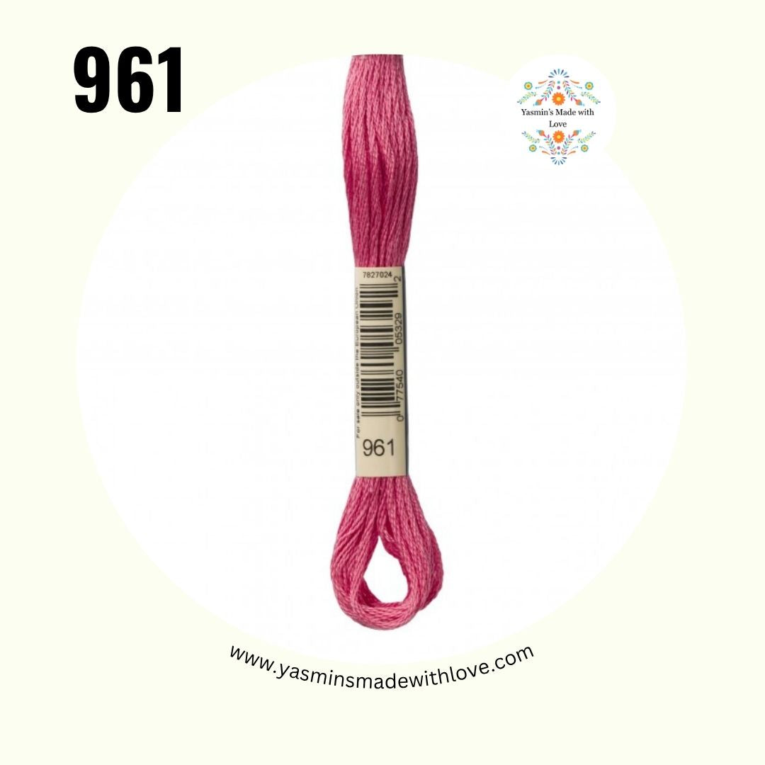 961 Dusty Rose Dark – DMC Mouliné Standard Cotton