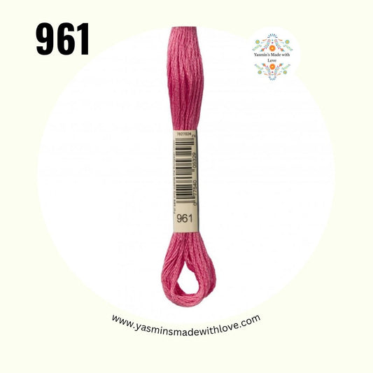 961 Dusty Rose Dark – DMC Mouliné Standard Cotton