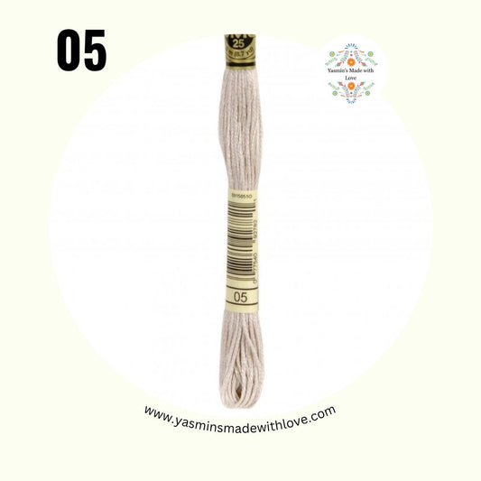 DMC 05 Driftwood Light – DMC Mouliné Standard Cotton