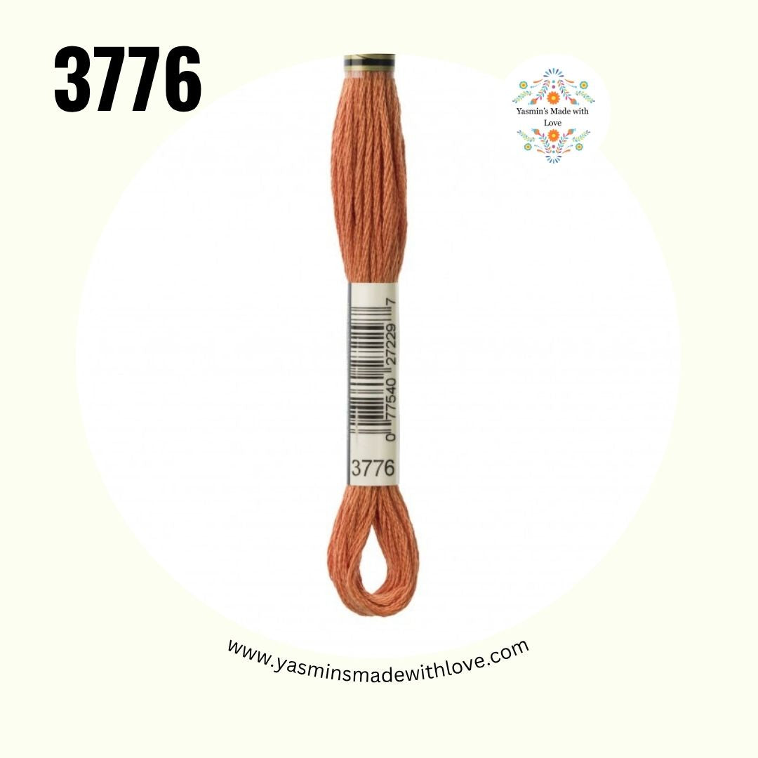 3776 Mahogany Light – DMC Mouliné Standard Cotton
