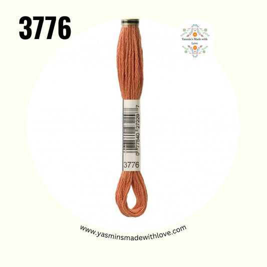 3776 Mahogany Light – DMC Mouliné Standard Cotton