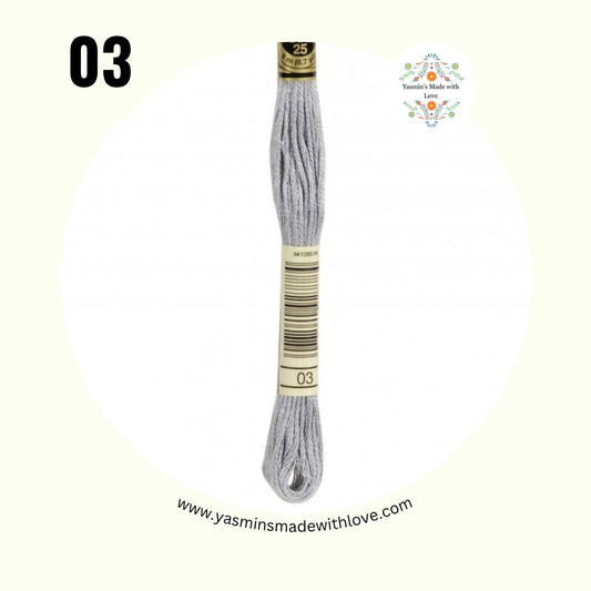 DMC 03 Tin Medium – DMC Mouliné Standard Cotton