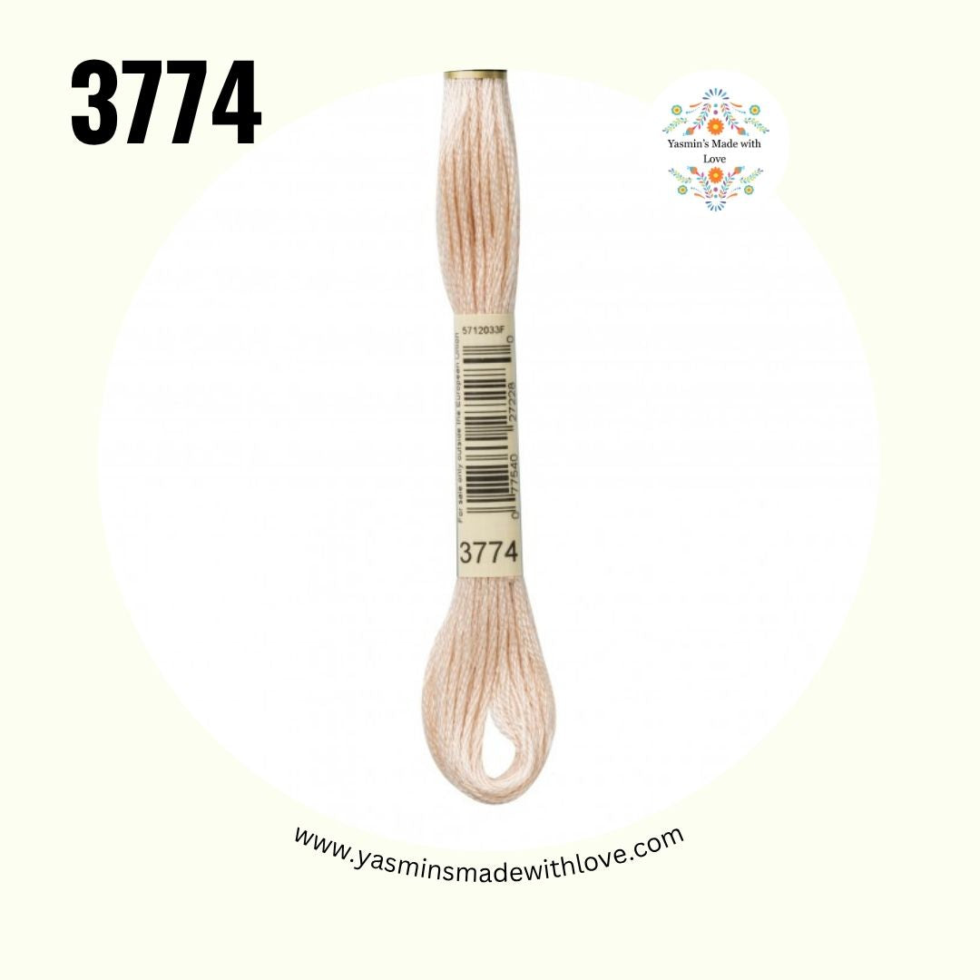 3774 Desert Sand Very Light – DMC Mouliné Standard Cotton