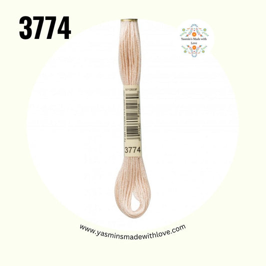 3774 Desert Sand Very Light – DMC Mouliné Standard Cotton