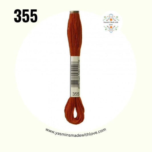 DMC 355 Terra Cotta Dark – DMC Mouliné Standard Cotton