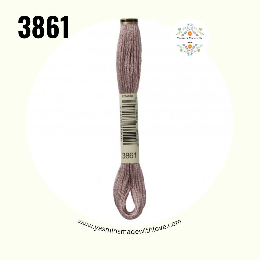 3861 Cocoa Light – DMC Mouliné Standard Cotton