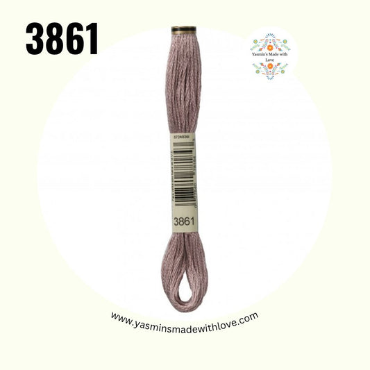 3861 Cocoa Light – DMC Mouliné Standard Cotton