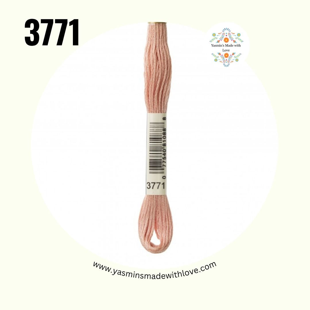 3771 Peach Dark – DMC Mouliné Standard Cotton