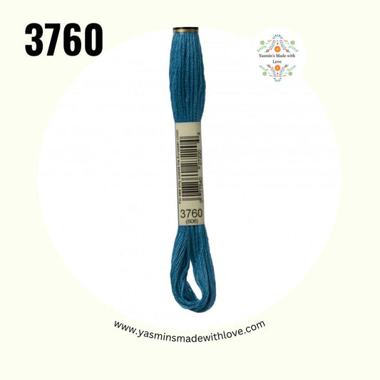 3760 Wedgewood Medium – DMC Mouliné Standard Cotton