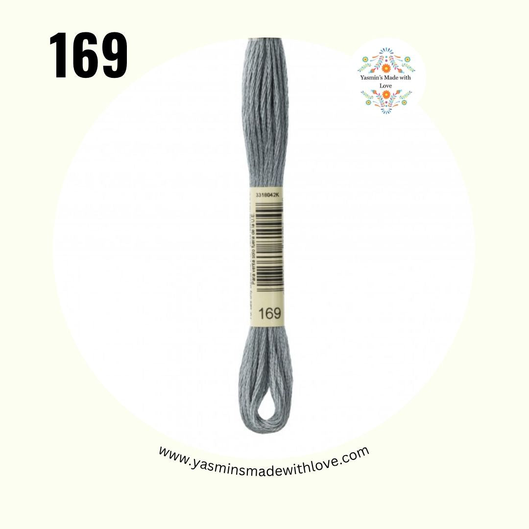 DMC 169 Pewter Gray – DMC Mouliné Standard Cotton