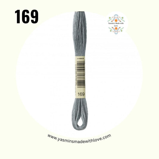 DMC 169 Pewter Gray – DMC Mouliné Standard Cotton