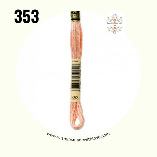 DMC 353 Peach – DMC Mouliné Standard Cotton