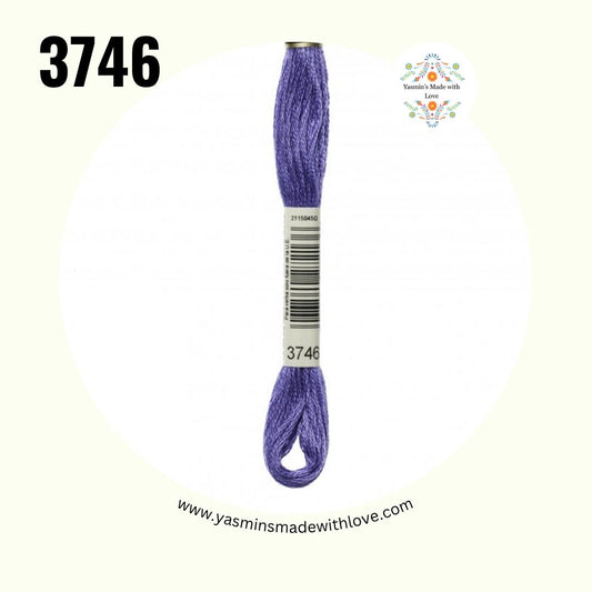 3746 Blue Violet Dark – DMC Mouliné Standard Cotton
