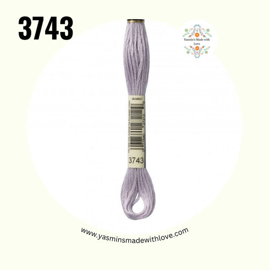 3743 Antique Violet Very Light – DMC Mouliné Standard Cotton