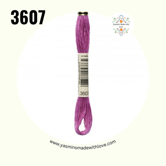 3607 Plum Light – DMC Mouliné Standard Cotton