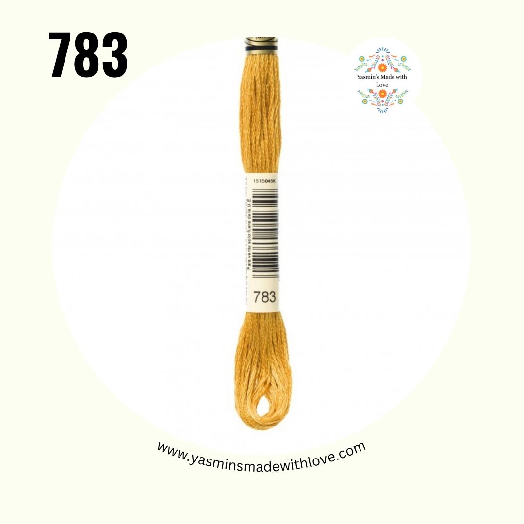 783 Topaz Medium – DMC Mouliné Standard Cotton