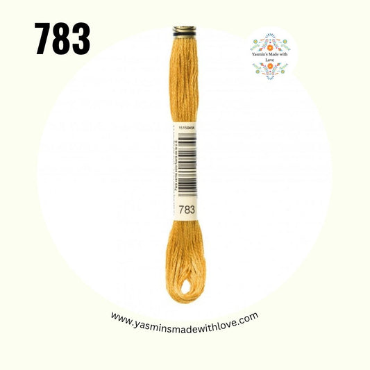 783 Topaz Medium – DMC Mouliné Standard Cotton