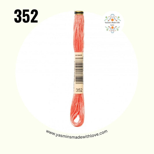 DMC 352 Coral Light – DMC Mouliné Standard Cotton