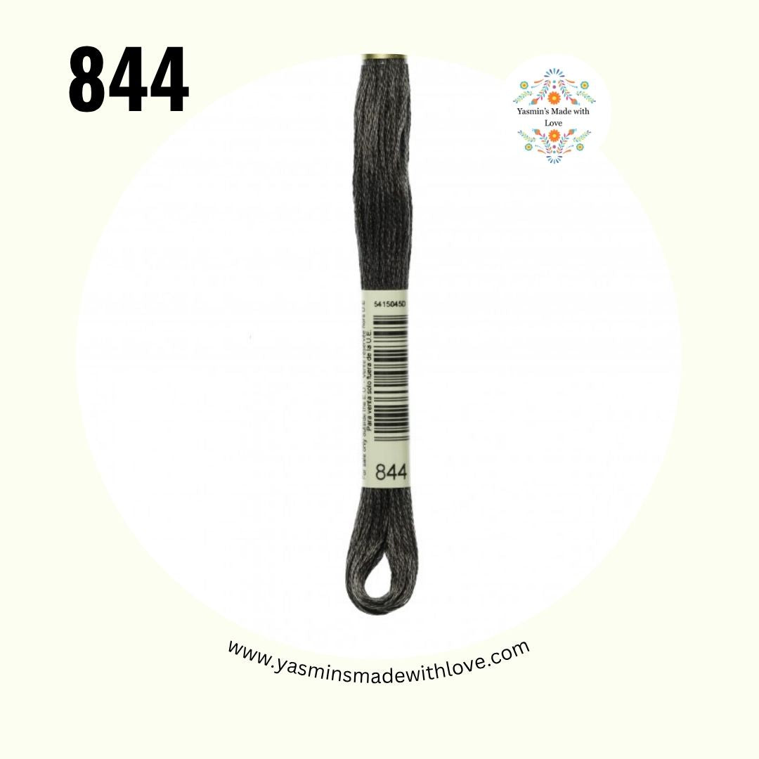 844 Beaver Gray Ultra Dark – DMC Mouliné Standard Cotton