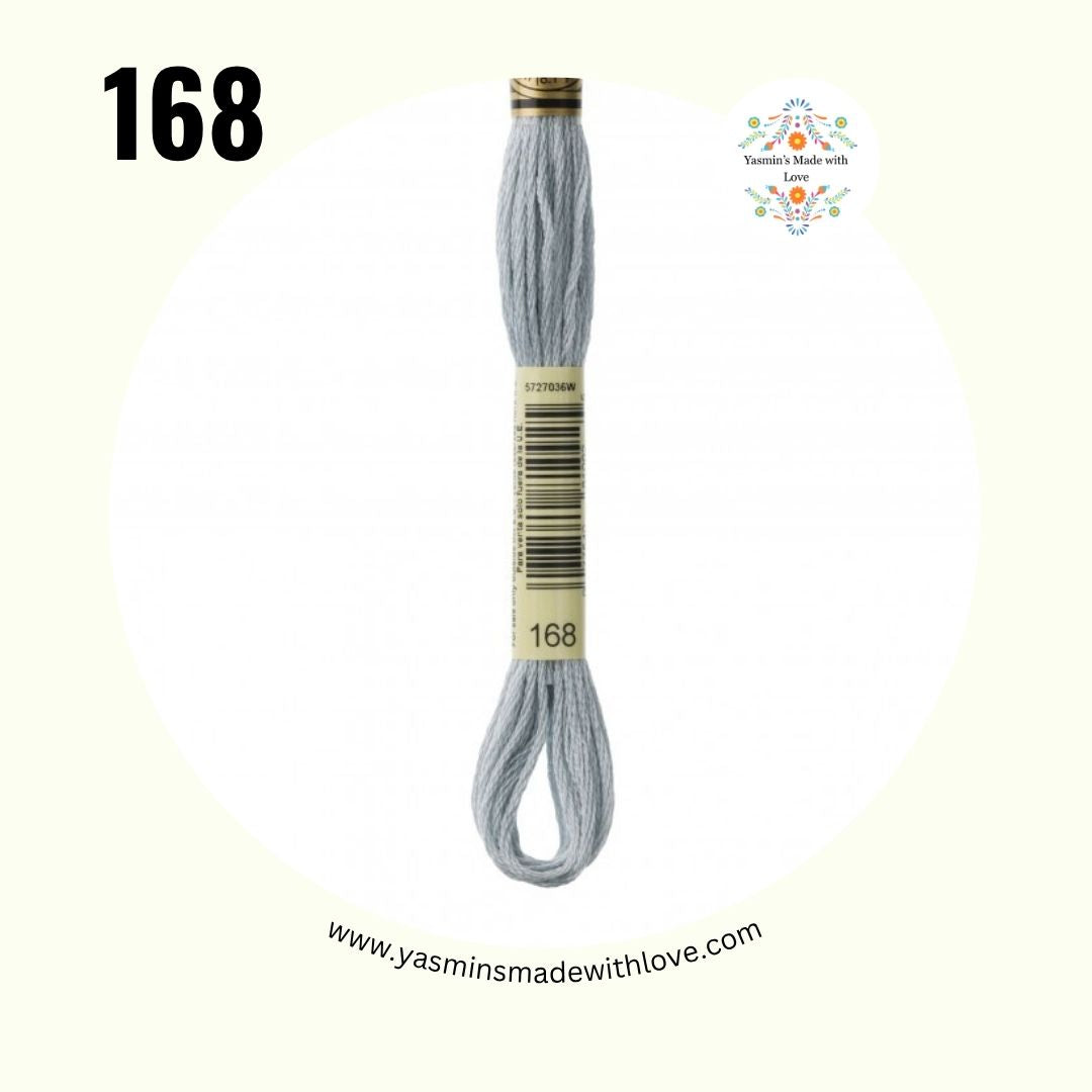 DMC 168 Silver Gray – DMC Mouliné Standard Cotton