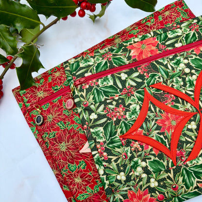 Christmas Project Bag for Cross-stitch & Embroidery