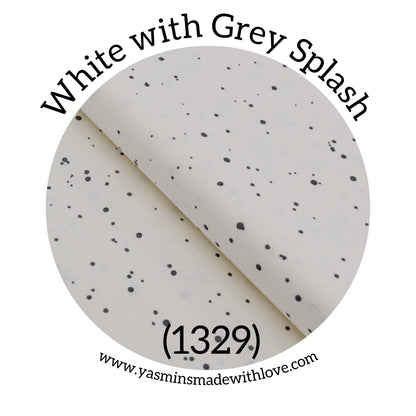 Zweigart 32ct Murano Evenweave – White with Grey Splash (1329)
