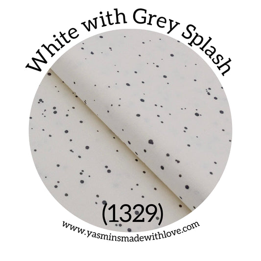 Zweigart 32ct Murano Evenweave – White with Grey Splash (1329)