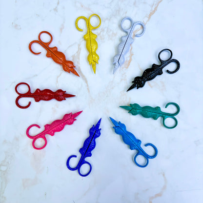 Cat Snips with tail finger loop and sharp stainless blades