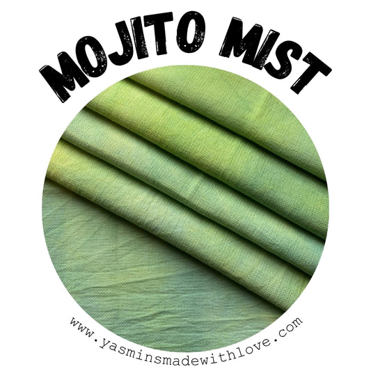 Mojito Mist Hand-Dyed Fabric
