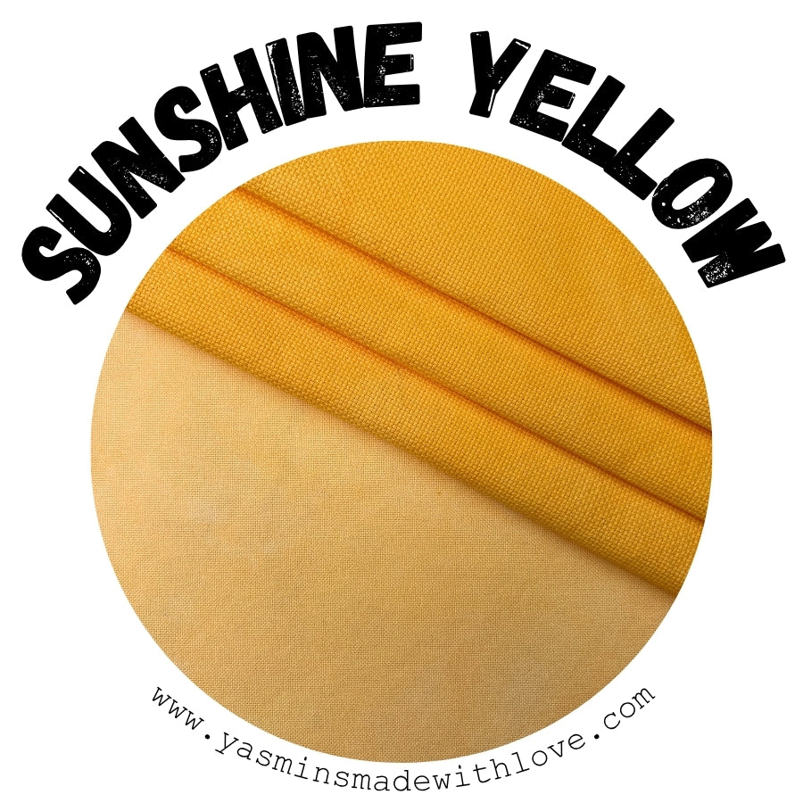Sunshine Yellow Hand-Dyed Fabric