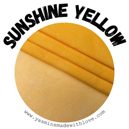 Sunshine Yellow Hand-Dyed Fabric