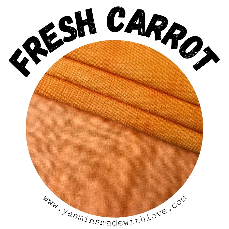 Fresh Carrot Hand-Dyed Fabric
