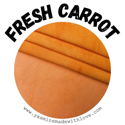 Fresh Carrot Hand-Dyed Fabric