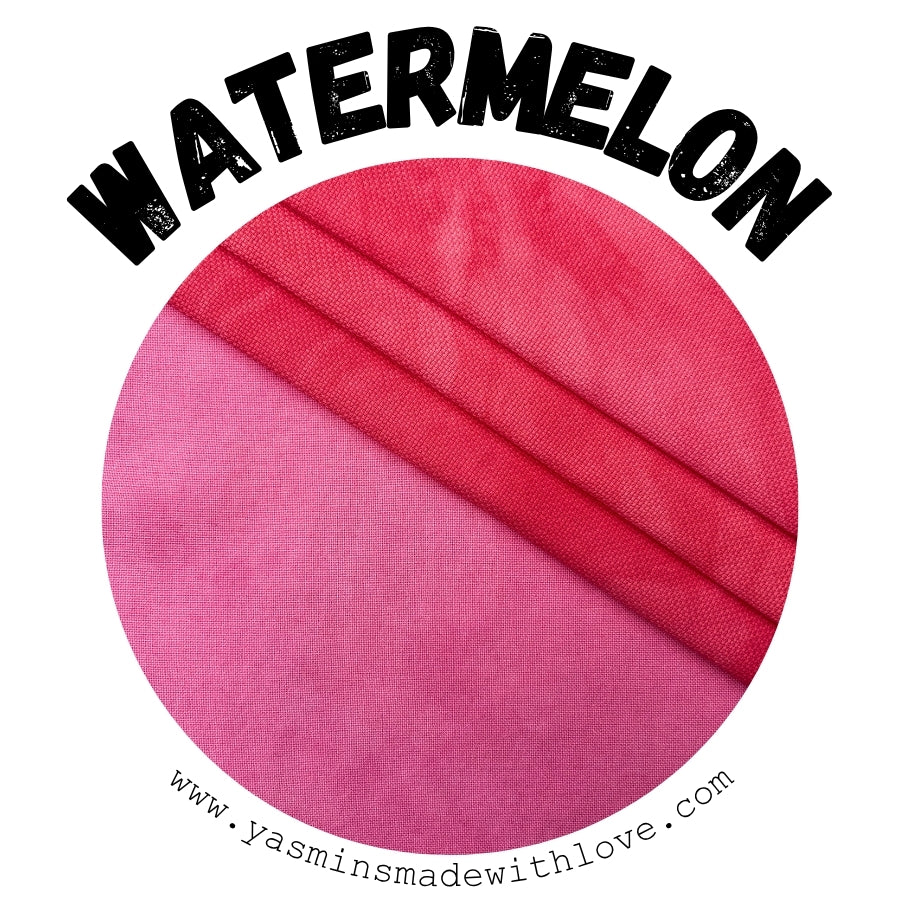 Watermelon Hand-Dyed Fabric