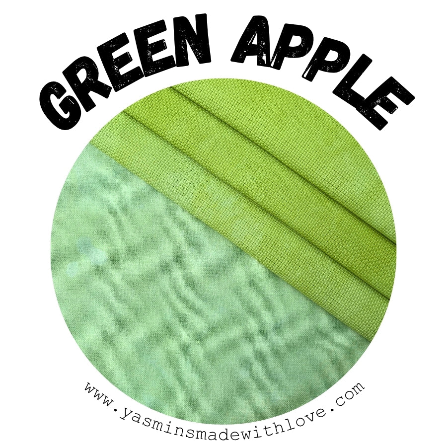 Green Apple Hand-Dyed Fabric