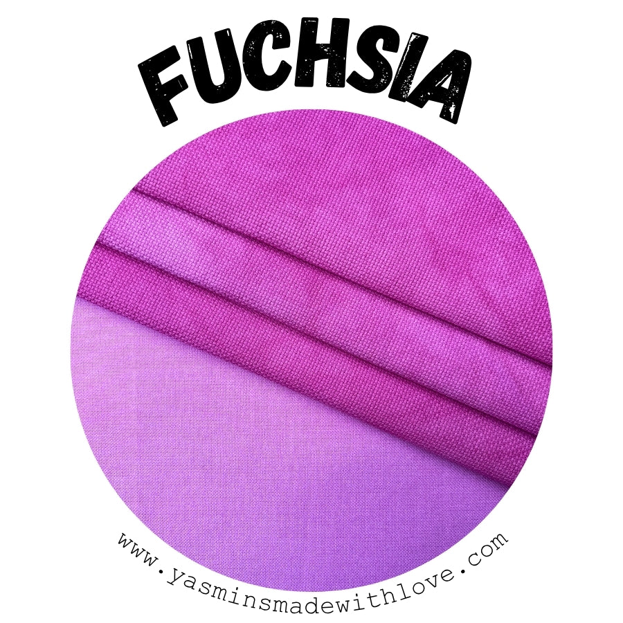 Fuchsia Hand-Dyed Fabric