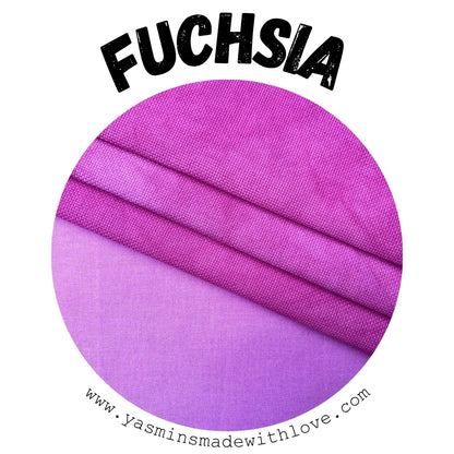 Fuchsia Hand-Dyed Fabric