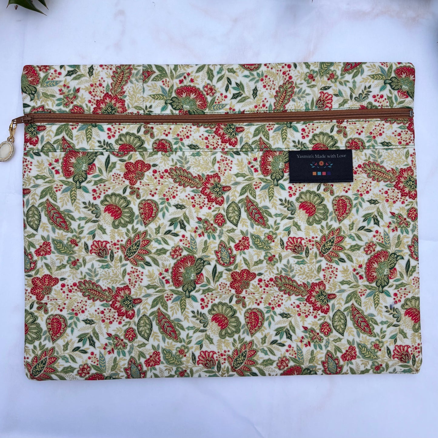 Christmas Project Bag for Cross-stitch & Embroidery